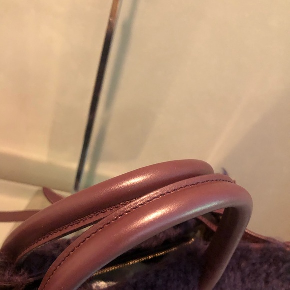 BALENCIAGA padlock shearling 2 way bag - Picture 7 of 10